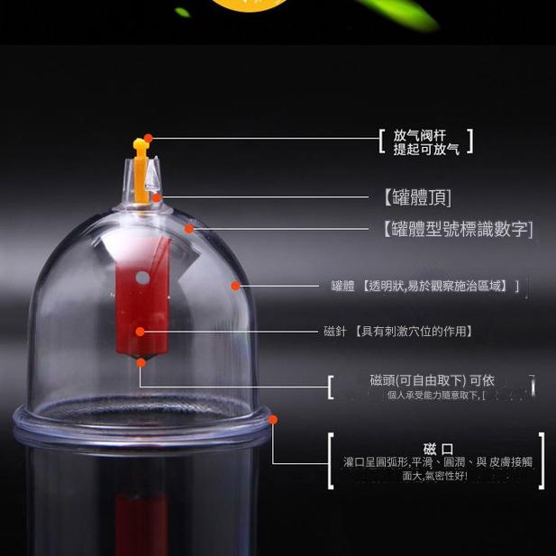 家用抽氣式 真空拔罐器 手摃拔罐器 伴手禮 中醫拔火罐 美容院 刺絡罐 12罐24罐 套組禮盒 手動拔罐儀
